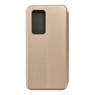 Puzdro / obal pre Huawei P40 Pro zlatý - kniha Forcell Elegance