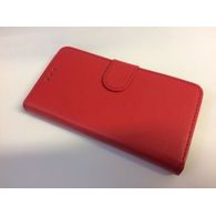 Puzdro / obal pre Samsung S6 (g920h) červený - kniha 2v1