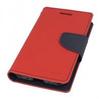 Puzdro / obal pre Samsung Galaxy J1 červeno modrý - kniha Fancy Book