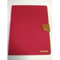 Pouzdro / obal na Apple iPad 4 červené - knížkové CANVAS