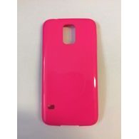 Obal / kryt na Samsung Galaxy S5 fosforově růžový - Jelly Case Flash