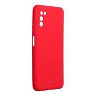 Borító / borító Samsung Galaxy A03s piros - Roar Colorful Jelly