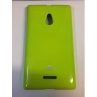 Obal / kryt na Nokia XL limetkový - JELLY