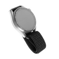 Nylonový řemínek FIXED Mesh Strap s Quick Relase 20 mm pro smartwatch, reflexně černý