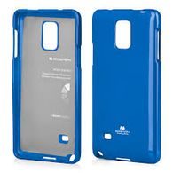 Obal / kryt na Samsung Galaxy NOTE 4 tm. modrý - JELLY