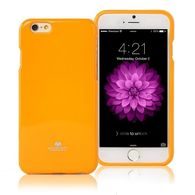 tok / borító Apple iPhone 6 / 6S készülékhez sárga - JELLY