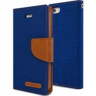 Puzdro / obal pre Samsung Galaxy J1 modrý - kniha Canvas Diary