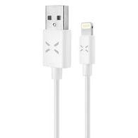 Adatkábel USB / Lightning 2m fehér - FIXED adatkábel