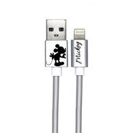 Dátový kábel Disney Mickey lightning strieborný