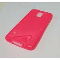 Obal / kryt na Samsung Galaxy S5 růžový - Jelly Bright 0,3mm