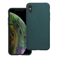 Obal / kryt na Apple iPhone X / XS tmavozelený - MATT Case