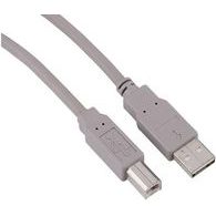 USB kabel pro tiskárny Premium Cord 1m - šedý