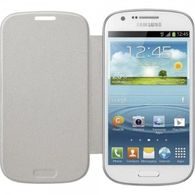 Pouzdro / obal na Samsung Galaxy Alpha Express (GT- I8730) bílý knížkový - Flip Cover