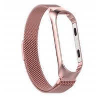 Náramek Xiaomi Mi Band Strap ocel 5/6 růžový