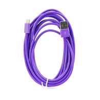 Datový kabel lightning (iPhone) I5-RD 3m fialový