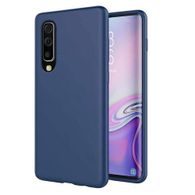 Védőborító Samsung Galaxy A70 sötétkék - Forcell Soft