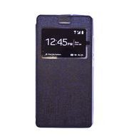 Pouzdro / obal na Huawei P8 Lite černé s okénkem - knížkové