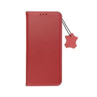 Puzdro / obal na Samsung Galaxy A14 4G červený - kniha Kožené puzdro SMART PRO
