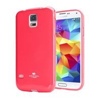 Csomagolás / borító Samsung Galaxy S5 rózsaszín csillogással - JELLY