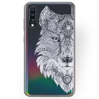 Csomagolás / borító Samsung A70 átlátszó - Ultra Trendy Wolf