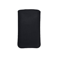 Puzdro / obal pre HTC Desire C čierny kožený - zaťahovací KP-62