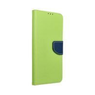 Pouzdro / obal na Huawei P SMART 2021 limetkovo-modrý - Fancy Book