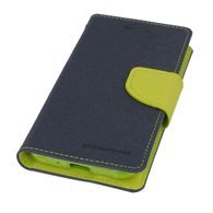 Puzdro / obal pre Samsung Galaxy J1 modro zelený - kniha Fancy Book
