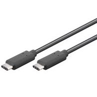 Kabel USB 3.1 C - USB 3.1 C 50cm PremiumCord - černý