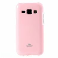 Obal / kryt pre Samsung Galaxy J1 svetlo ružový - JELLY