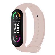 Silikonový řemínek FIXED Silicone Strap pro Xiaomi Band 7/ Mi Band 6/ Mi Band 5, růžový