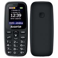 ALIGATOR A220 Senior Dual SIM fekete