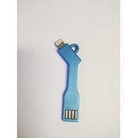 Kabel USB přívěšek Apple Iphone 5/5C/5S/6/6 Plus modrý