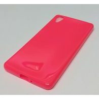 Obal / kryt na Sony Xperia X růžový - Jelly Bright 0,3mm