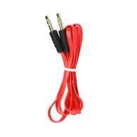 Cable AUX 3,5mm Jack red flat