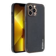 Forcell BŐR tok IPHONE 14 PRO ( 6.1 ) fekete