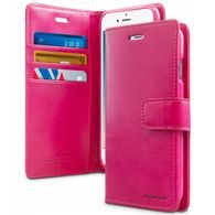 Pouzdro / obal na Sony M4 Aqua růžové - knížkové BLUE MOON
