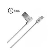 HOCO USB kábel tvaru L UPM10 micro USB 1,2M biely
