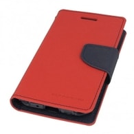 Pouzdro / obal na Samsung Galaxy J1 červeno-modré - knížkové Fancy Diary