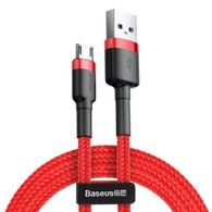 Kabel micro USB, 2 m, červená CAMKLF-C09 - BASEUS