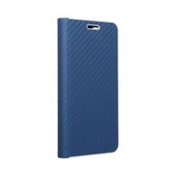 Puzdro / obal pre Xiaomi Redmi Note 10 5G modré - kniha Forcell LUNA Carbon