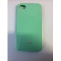 Obal / kryt pre Apple iPhone 4 / 4S mätovo zelený - Jelly case
