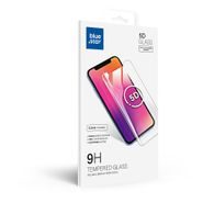 Tvrdené / ochranné sklo Samsung Galaxy A80 Full Face (plné lepidlo s rámom/malé rozmery) - čierne 5D Blue Star