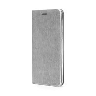 Pouzdro / obal na Huawei P Smart stříbrné - knížkové Luna Silver