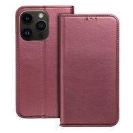 Puzdro / obal na Apple iPhone 11 PRO burgundy - kniha Smart Magneto