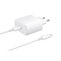 Samsung Nabíječka 45W + USB-C/USB-C Datový Kabel, Bílá (Bulk)