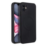 Obal / kryt na Apple iPhone 11 čierne - Silikónový kryt Mag