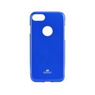 Obal / kryt na Apple iPhone 6 Plus / 6S Plus modrý (otvor na logo) - Jelly case