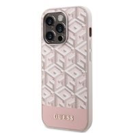 Obal / kryt na Apple iPhone 14 Pro Max růžový - Guess