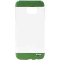 Obal / kryt na Samsung Galaxy S6 (G920) zelený - Roar Fit UP Clear
