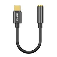 Adaptér pro USB-C / 3,5mm jack černý - Baseus CATL54-0G